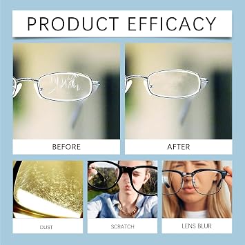 Lens Scratch Removal Spray,Glasses Lens Scratch Repair,Sunglasses Scratch Remover Spray,Lens Scratch Remover for Eye Glasses,Lens Cleaning Spray,Glasses Lens Scratch Repair Spray,100ml