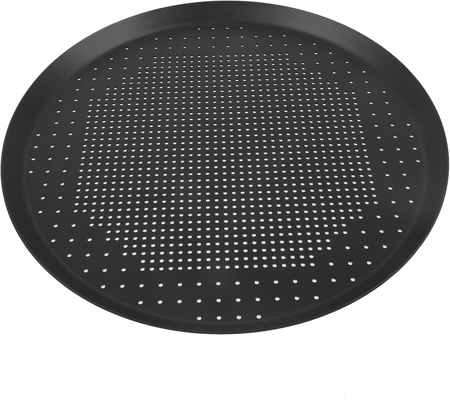 12-inch Aluminum Alloy Pizza Pan with Fine Mesh, Reusable Nonstick Baking Tray for Oven and Grill, Household Pizza Screen for Even Cooking