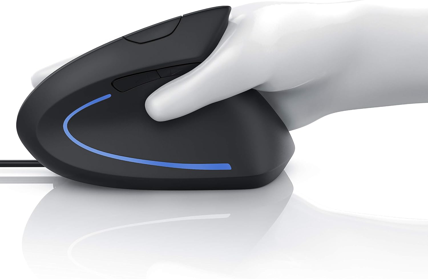 souris ergonomique verticale – vue détaillée