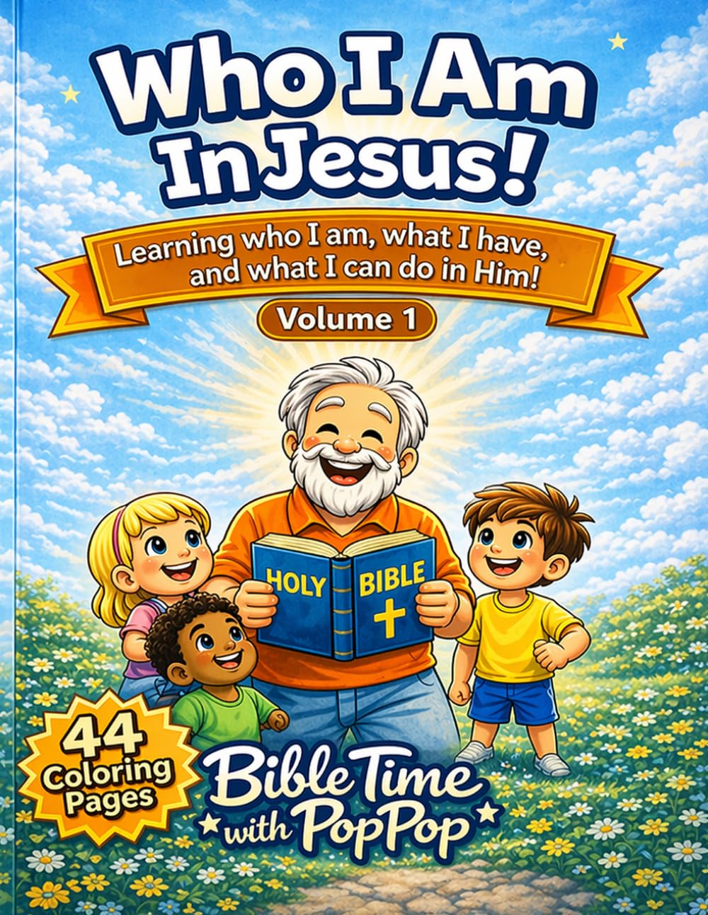 Who I Am In Jesus!: Learning who I am, what I have and what I can do in Him! (Bible Time with PopPop Coloring Books)