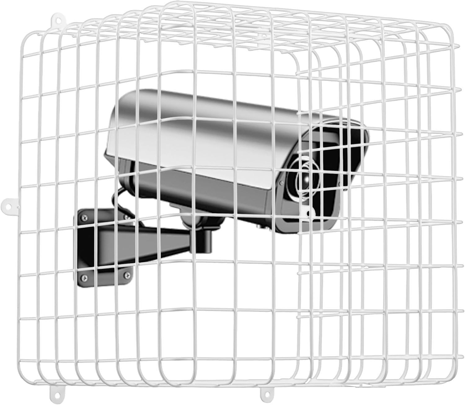 Blulu Steel Wire Damage Stopper 14.5 × 14 × 12 Inch Cube Cage Approx Wire Security Cage Steel Protective Coated Security Guard Equipment