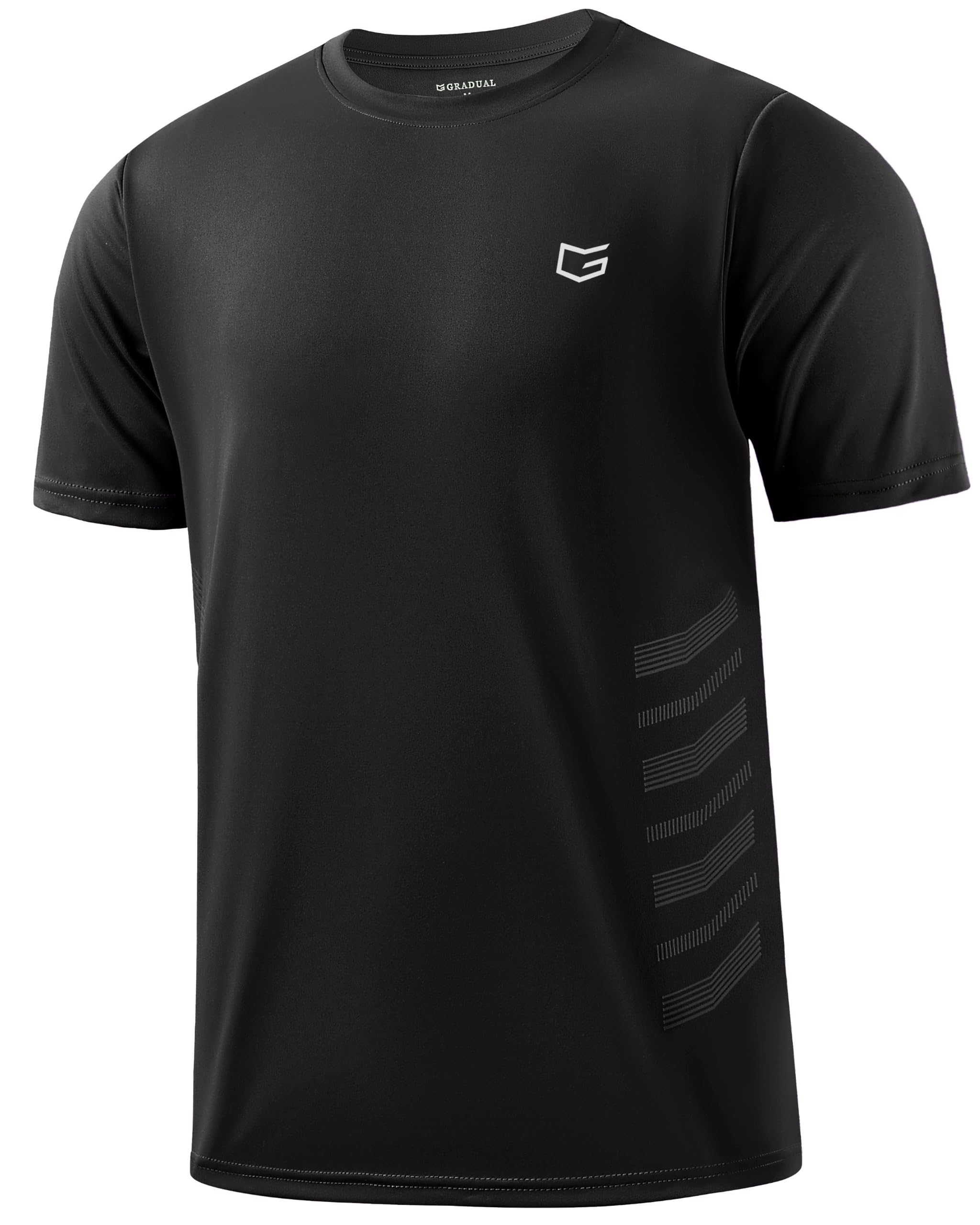 G Gradual Workout Shirts for Men Quick Dry Athletic Gym Running T-Shirt