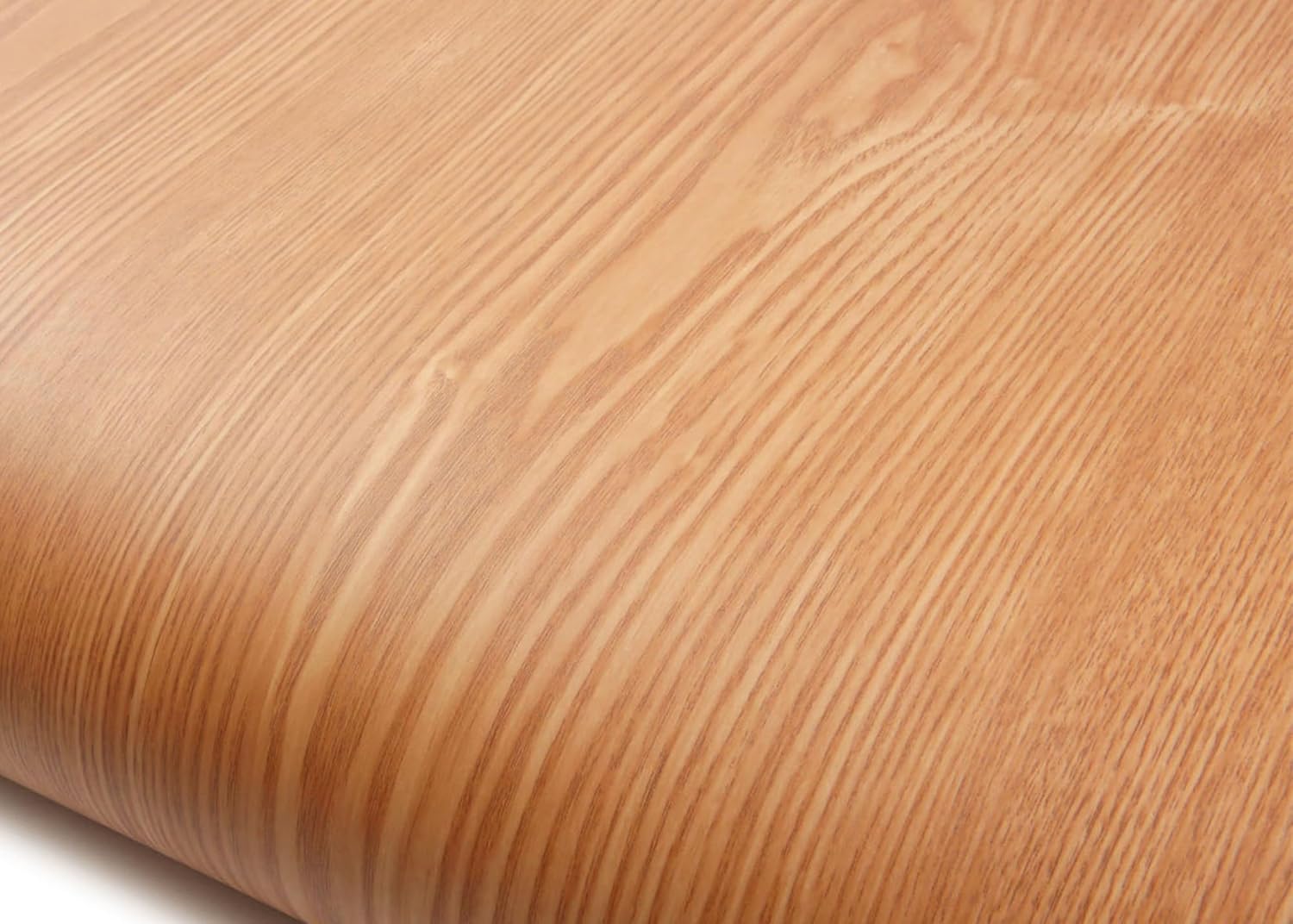 ROSEROSA Peel and Stick Faux Oak Wood Architectural Film Self-Adhesive Vinyl Film Wallpaper Door Wrap Counter Top Border Mirror Molding Trim WD225