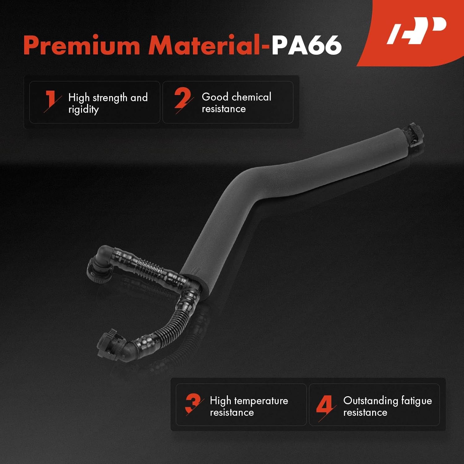 A-Premium Engine Crankcase Breather Hose Compatible with BMW 323i 2007-2011, 328i 2007-2013, 328xi 2007-2008, 528i 2008-2009, 528xi 2008, 128i 2008-2013, X3 X5 2007-2008, Z4 2007-2011, 2.5L 3.0L