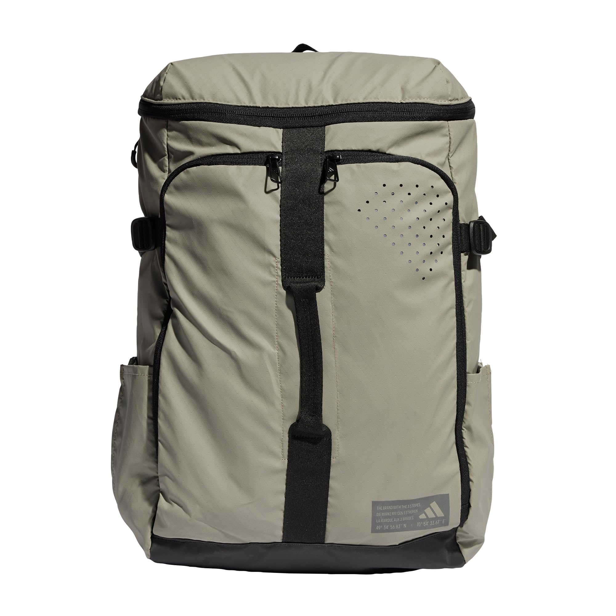 adidas silver metallic backpack