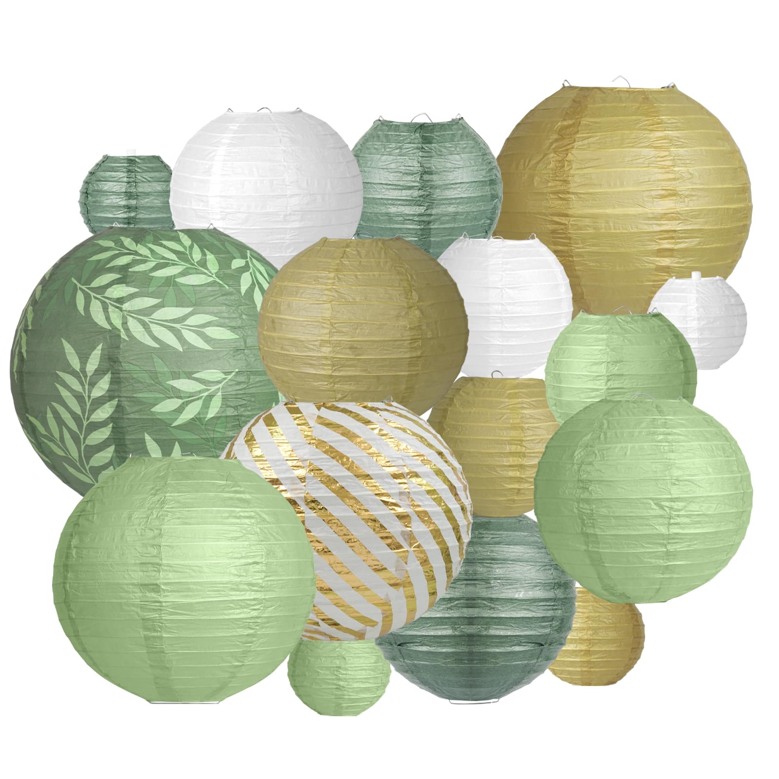 Set Di 16 Lanterne Di Carta Viola Da 25 Cm - Decorazioni Per Feste, Compleanni, Halloween, Matrimoni Boho