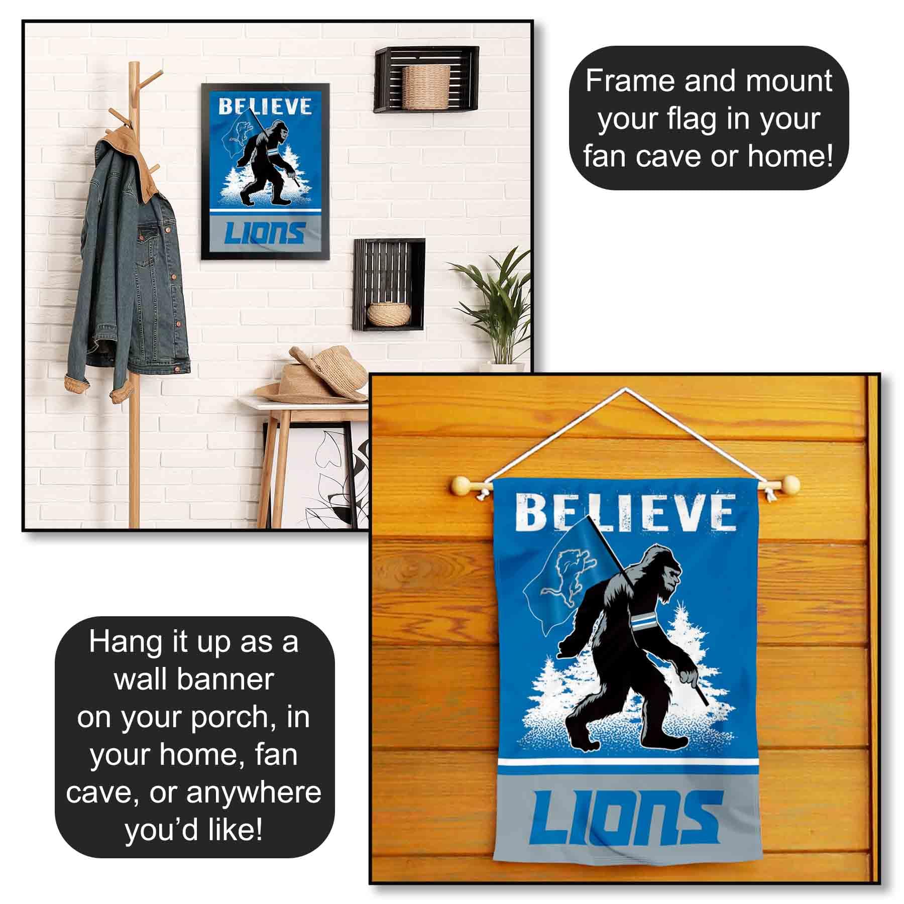 Bandeira Blue Bigffoot Sasquatch de 5 x 90 m, cor vívida - poliéster