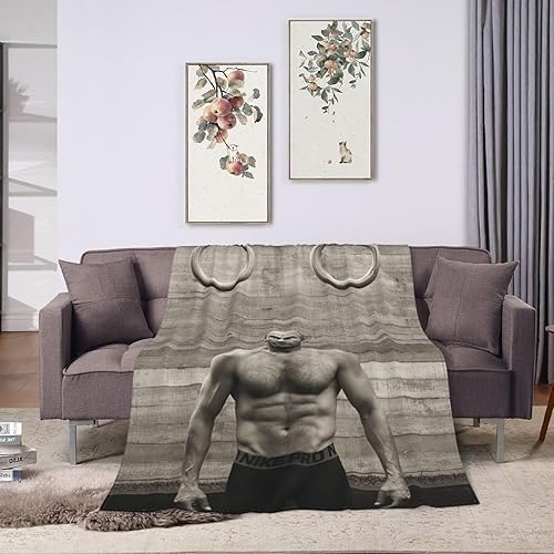 Miniatura 4 de Manta Jason Statham suave y cómoda de forro polar, manta de yoga, manta de playa, manta de picnic, regalo para dormitorio, oficina, decoración de