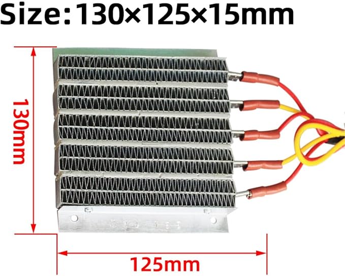 Calefactor Eléctrico Cerámico PTC 48V 1000W miniatura 2