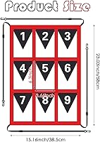 Vista 2 de Strike Zone Target para béisbol y softbol, red ajustable, lanzamiento, bateo, atrapamiento, práctica con zona de ataque numerada para entrenamiento