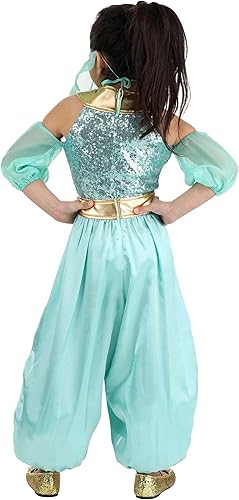 Vista 4 de Disfraz de genio místico para niños pequeños