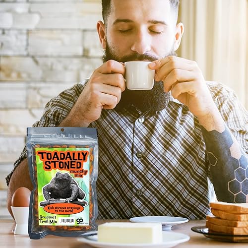 Miniatura 5 de Uncle Frank's Toadally Stoned Trail Mix - Divertida mezcla de aperitivos para fumetas - Regalos de broma para hermano - Regalos de hermano de