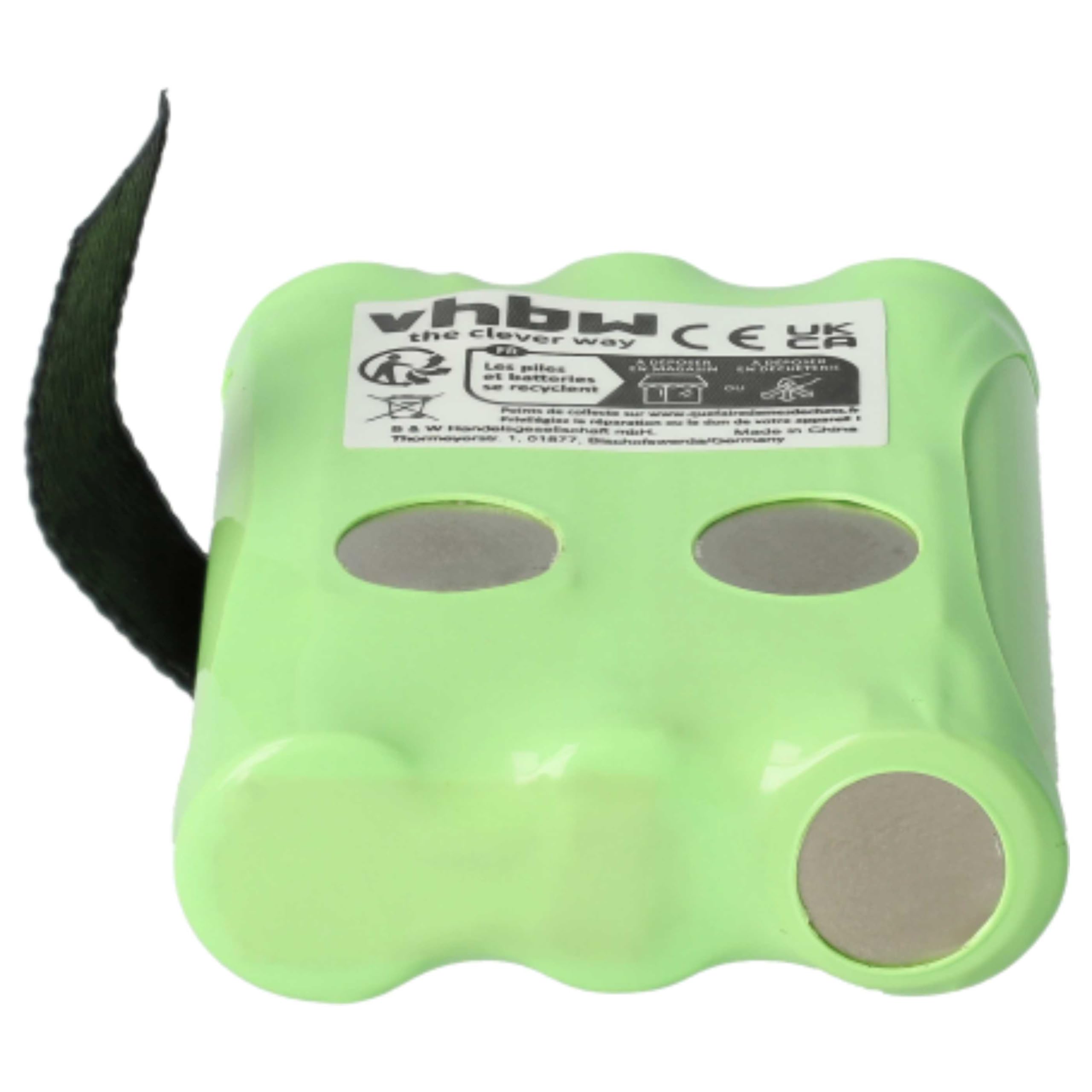 vhbw 5 x akumulator zastępuje 53617 3XCAAA, KEBT-086-B do radia (700 mAh, 3,6 V, NiMH)