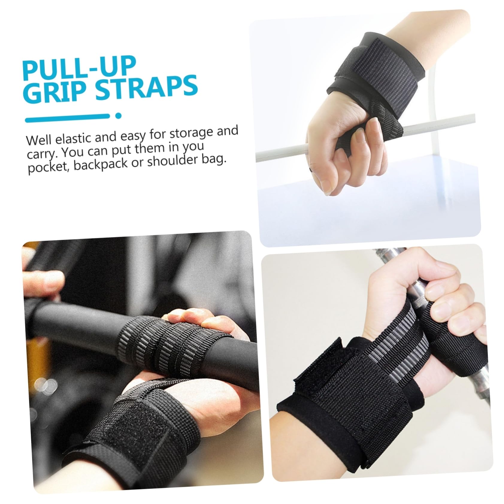BESPORTBLE 3 Paires De Sangles d'exercice du Carpien pour Bol À Main Ceinture De Levage Entraînement pour Hommes Bandes De Poignet Mécaniques Force De Gymnastique Boost De Traction