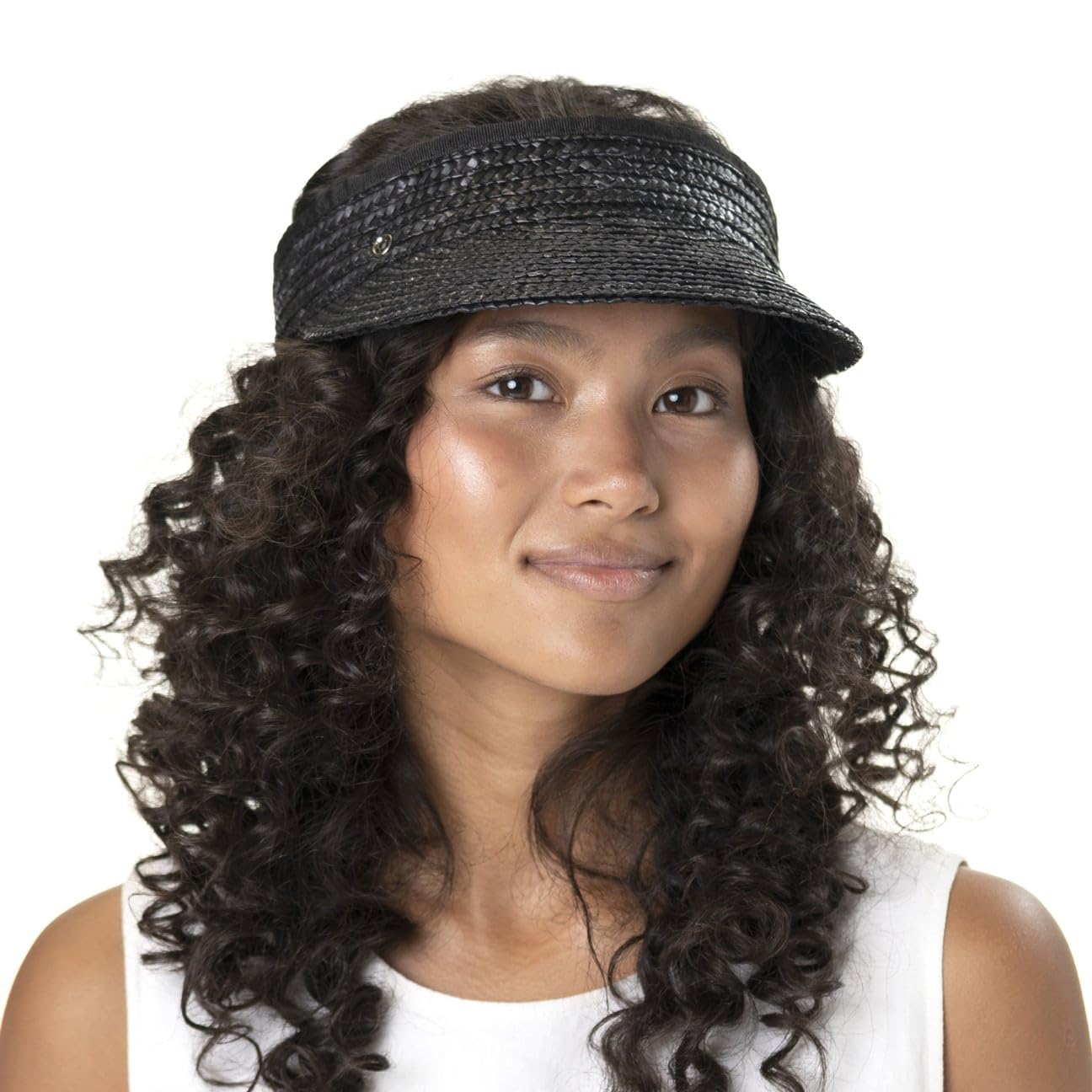 Seeberger Mariva Flower Cap Visor Sonnenvisor Damencap Sonnencap Sommercap Damen - mit Schirm Sommer Frühling-Sommer