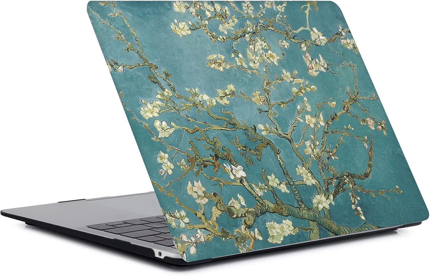 Case Compatible with MacBook Pro 15 inch 2019 2018 2017 2016 Release A1990 A1707, Plastic Protective Hard Cover & Keyboard Cover & Sleeve for MacBook Pro 15,4 with Touch Bar - Almond Blossom - Image 4