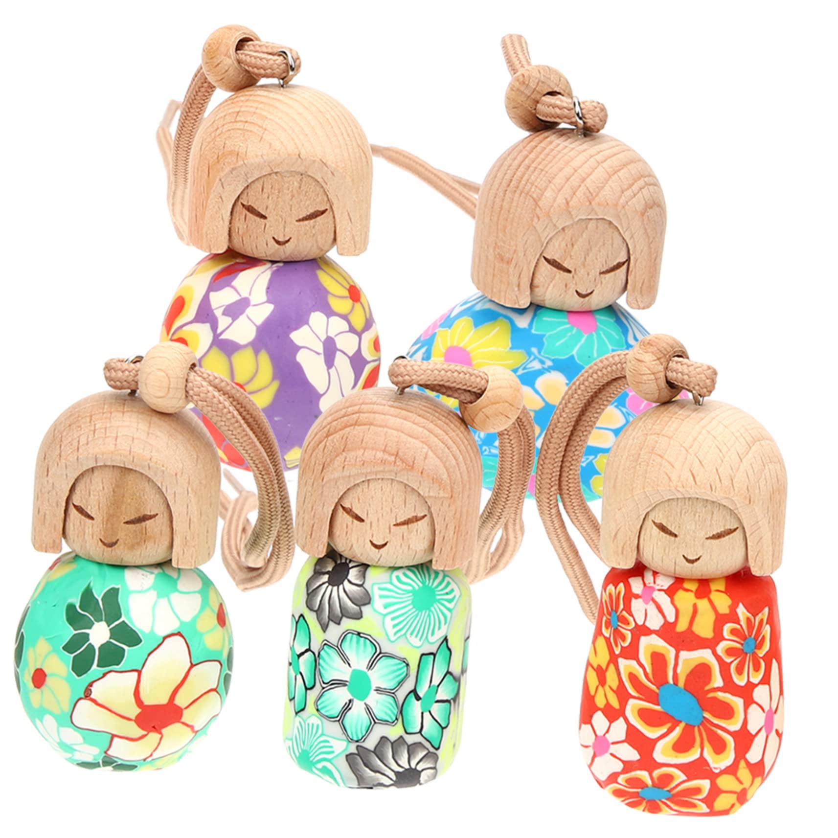 Alipis 2 Set Diffusore Profumo Auto Ricaricabile Forma Kimono Diffusore Compatto Veicolo Fragranza Persistente E Facile Da Installare Su Bocchette 5 Pezzi*2