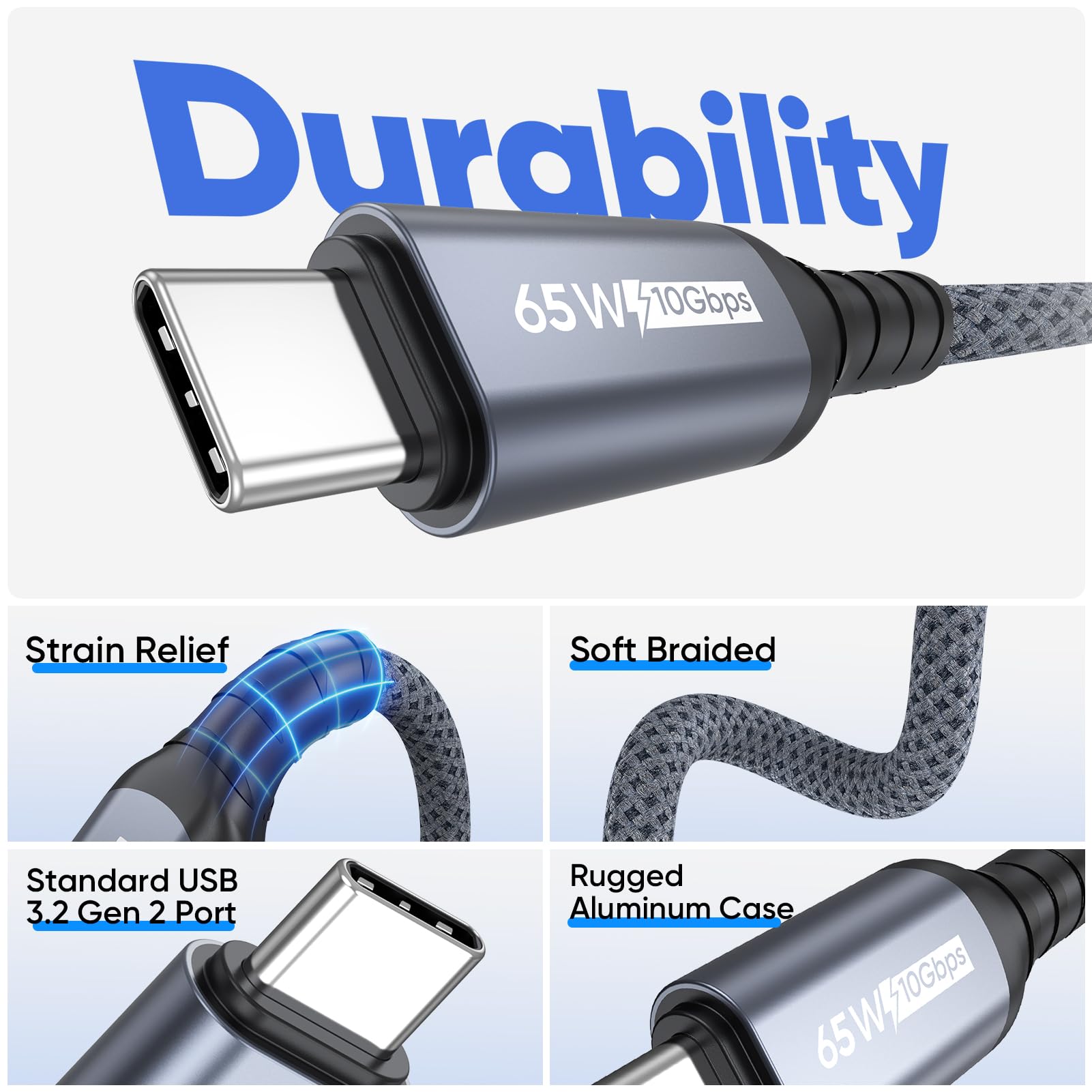 FEMORO Da USB C a USB C N63 (3 m, 1 confezione)