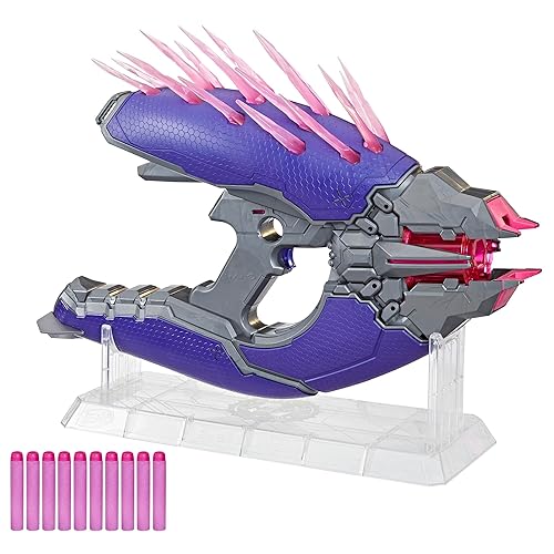Nerf LMTD Halo Needler Dart-Firing Blaster, Light-Up Needles, 10-Dart Rotating