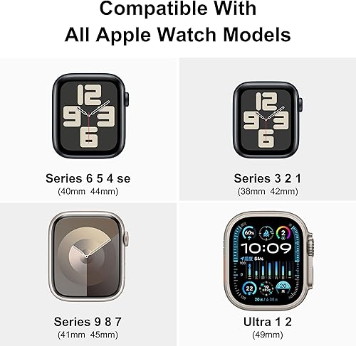 Miniatura 2 de Hapysen Conectores de correa de reloj para adaptador de correa de Apple Watch, accesorio de enlace de repuesto para iWatch Ultra (1.929 in) Series 9