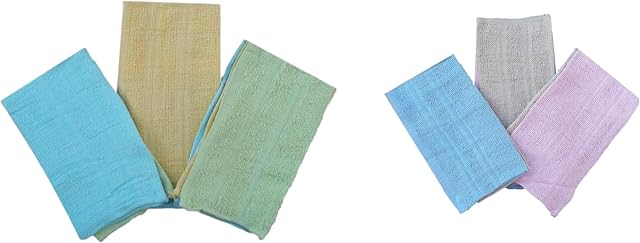Waddington Face Cloth Flannels Pack Of 6 Assorted Colours