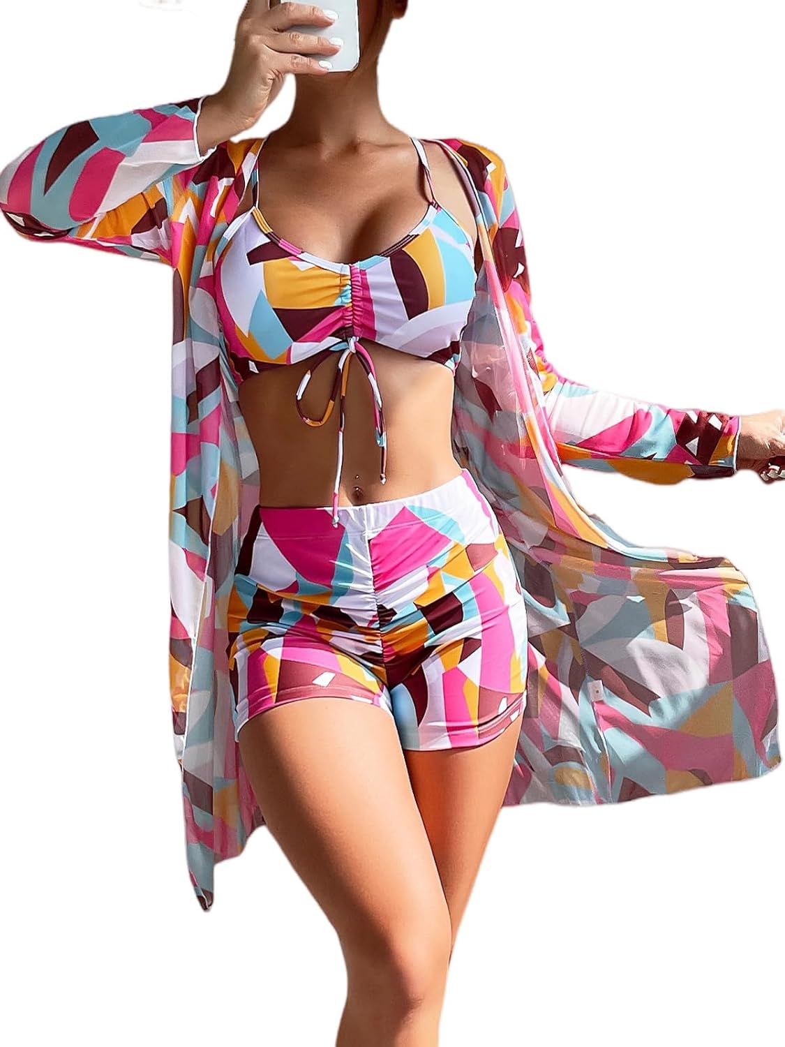Kimono Long Sleeve Bathing Suit Cover Up Save Big On Bulk Kimono - Main Image