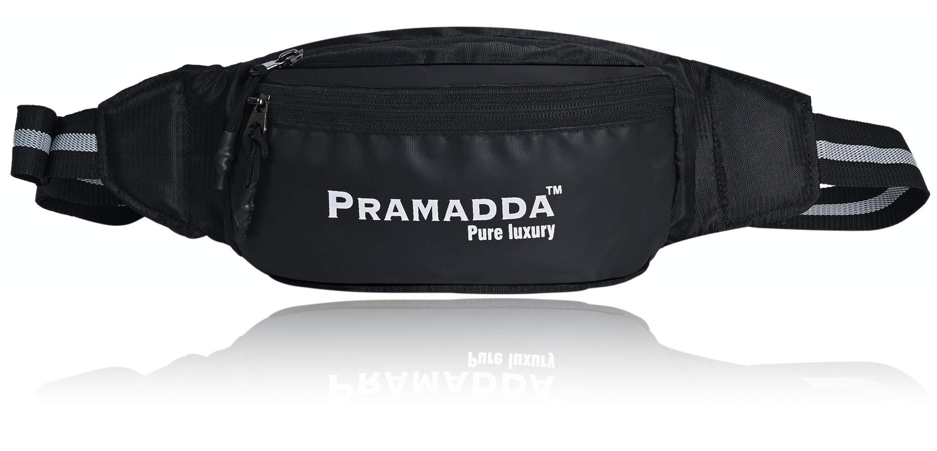 Pramadda Pure Luxury Stylish Waist Pouch for Women, Waist Bag for Women Stylish Trendy | Running Waist Chest Bag for Women | Small Sports Travelling Bags for Men Women. (Black) (B08VGSSKV7) Amazon Price History, Amazon Price Tracker