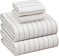 Vista 93 de RUVANTI Flannel Sheets Twin Size - 100% Cotton Double Brushed Twin Sheets Set, Deep Pockets 16 Inches, All Seasons Breathable & Extra Soft Bed Bali