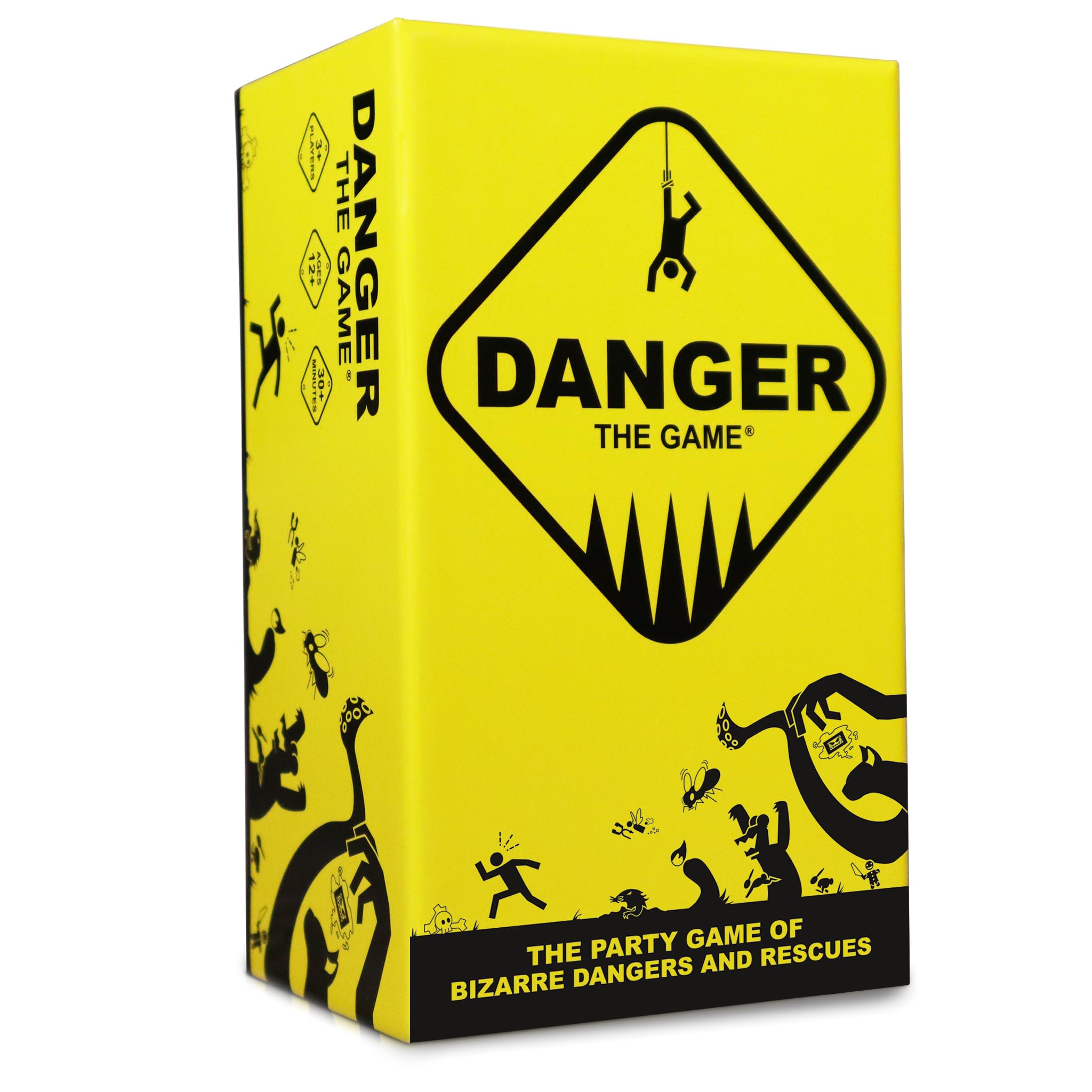- Danger The Game: The Card Game of Bizarre Dangers and Rescues - Family & Adult Game Night - Easy to Learn - Party Games - Family Board Games - 3+ Players