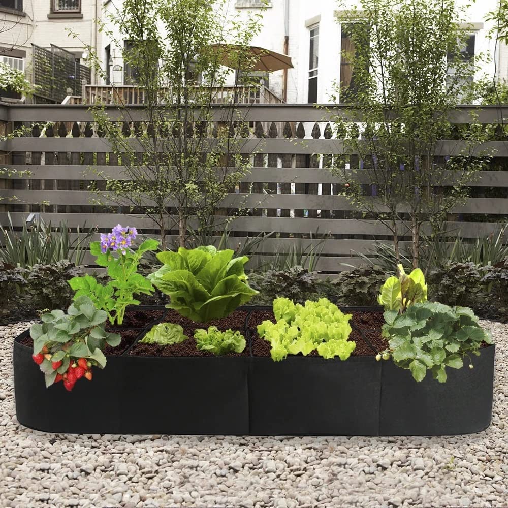 Sac de Plantation de Jardin Feutre Pomme de Terre Plateau de semis de légumes Sacs de pépinière bonsaï Pots de Fleurs Sac de Culture de graines Outil de Jardin