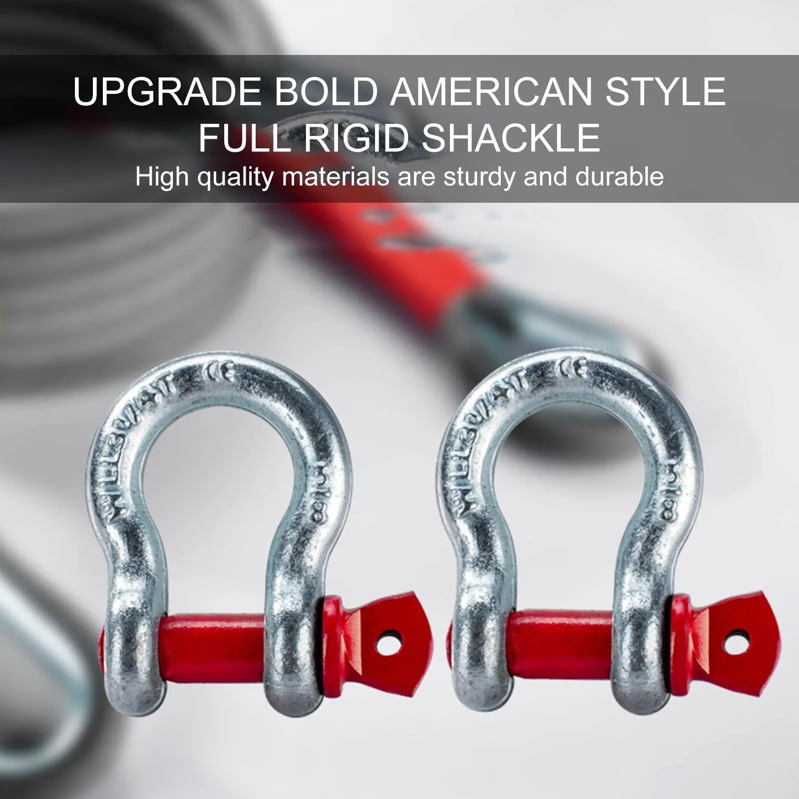 Corde De Remorquage 10 Tonnes 3 Mètres Câble De Remorquage De Voiture Câble De Remorquage Tirer Corde Sangle Arraché Voiture Remorque Câble De Traction Tout-Terrain Sangle Crochets Camion Treuil