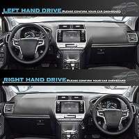 Vista 3 de BORATO Cubierta del tablero de instrumentos del automóvil, para Toyota Prado 2018-2019, accesorios