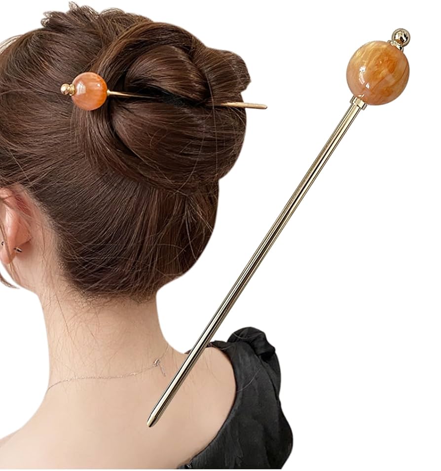 ヘアピン ヘアアクセサリー 髪留め 髪飾り レディース レディース かんざし 木 レトロ モダン シンプル アップヘア お団子ヘア 花モチーフ 着物  和装 気品 翡翠