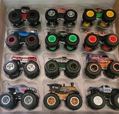Miniatura 6 de Hot Wheels Monster Trucks Ultimate Chaos! Exclusivo coche fundido a presión paquete de 12