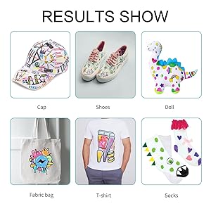 PONLCY Fabric Paint Markers Pen Permanent for T-shirts Clothes Canvas Bags Hats Shoes Tote, 24 Colors, 2mm Fine Tips, DIY Graffiti Art Marker Set for Kid Birthday Gifts