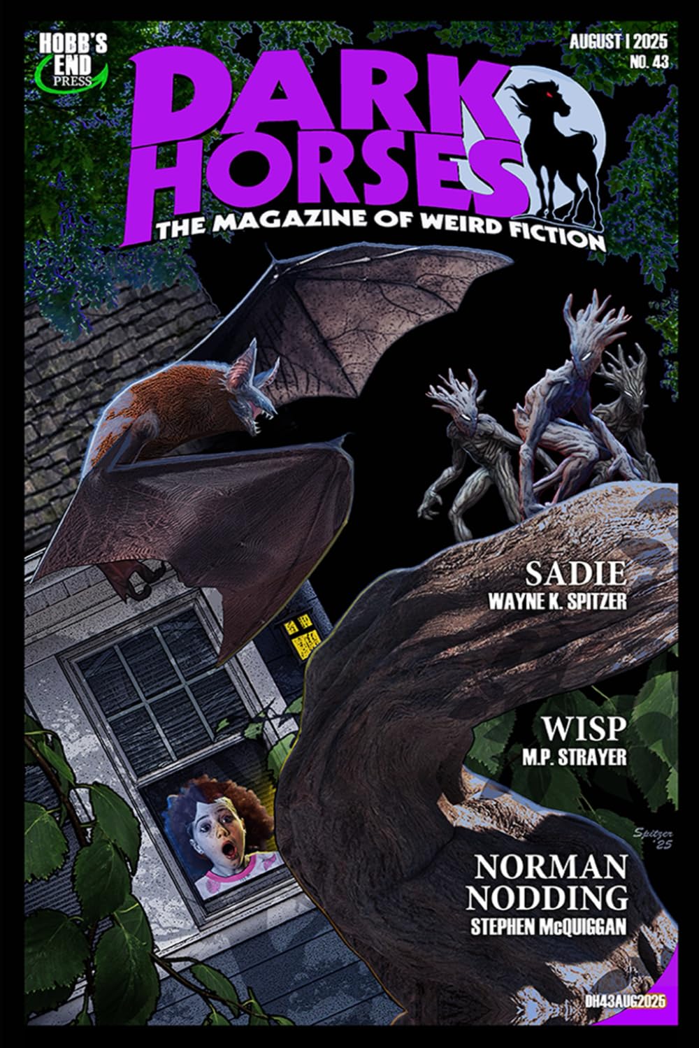 Cover of Dark Horses: The Magazine of Weird Fiction, August 2025