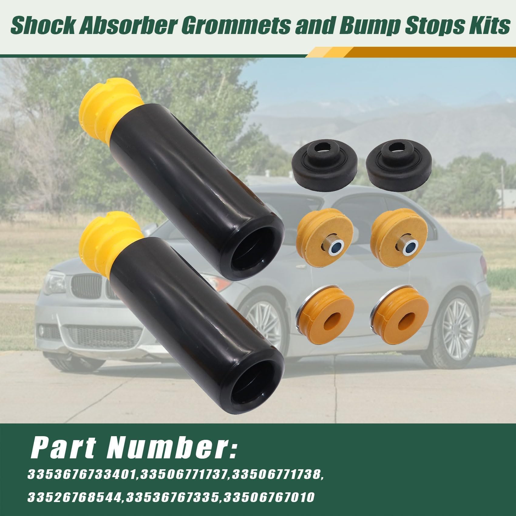 Supports D'amortisseur Arrière Pour BMW Série 1 Et 3 - Compatible Avec Plusieurs Modèles (E81, E90, Etc.) - 7
