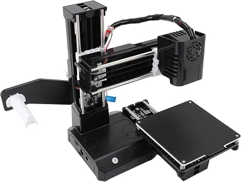 One Click 3D Printer, Mini Desktop Printing Machine for Kids 100x100x100mm Print Size Removable Platform OneKey Printing, Lightweight, Portable, and Ideal for Students and (UK