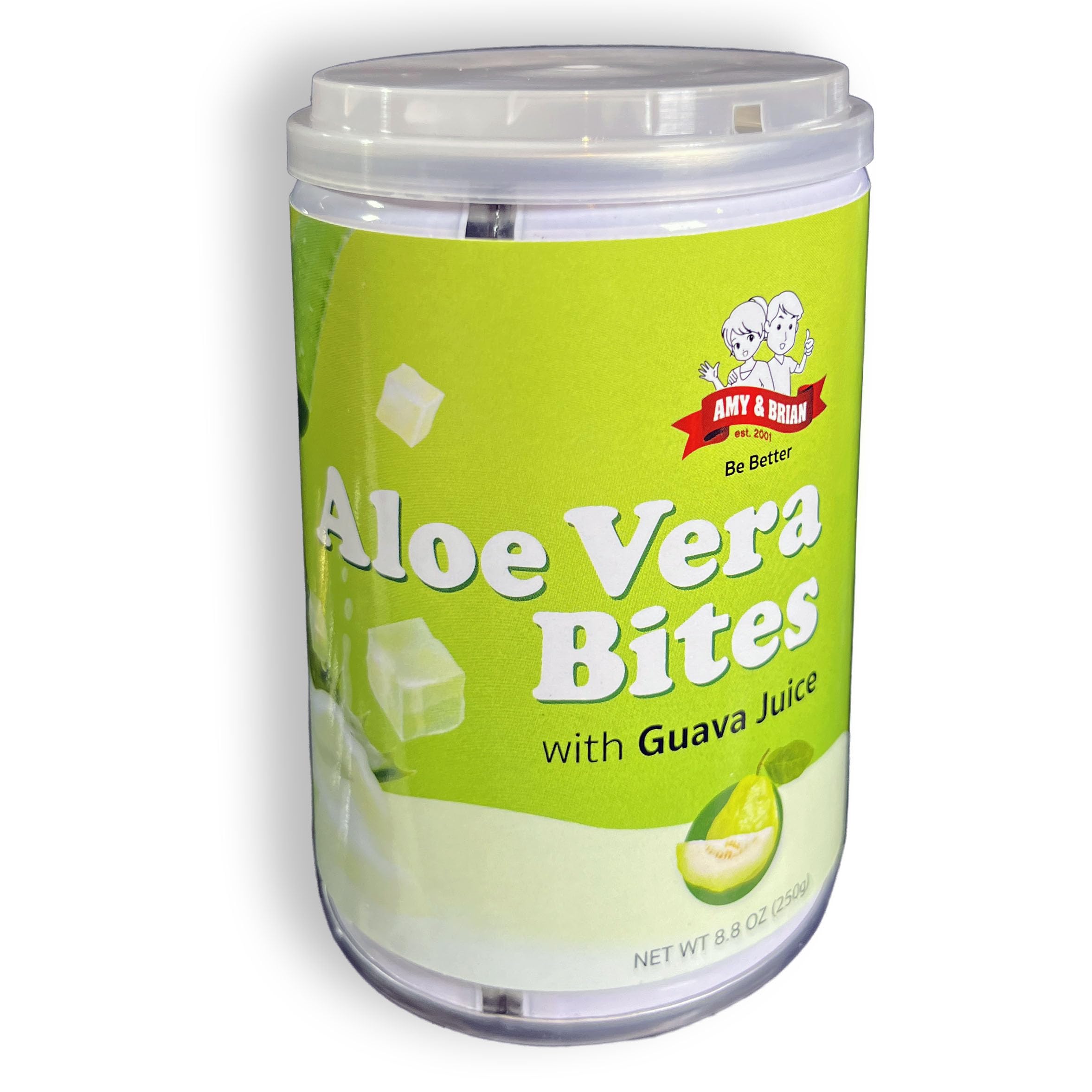 Amy & Brian Natural Aloe Vera Bites (250g, Guava)