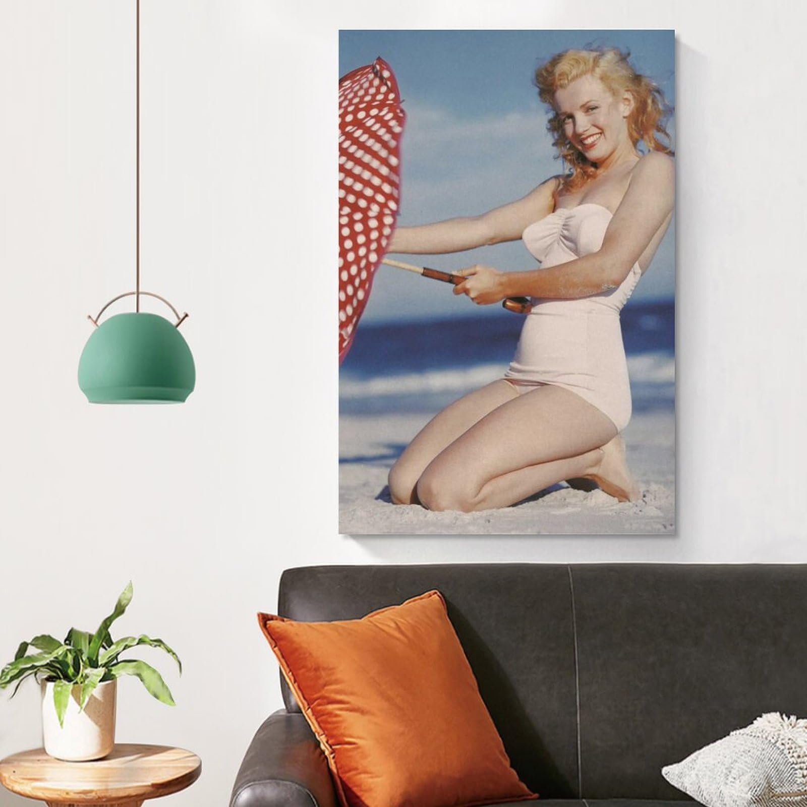 Amazon.co.jp: マリリン モンロー キャンバス アート ポスター 水着