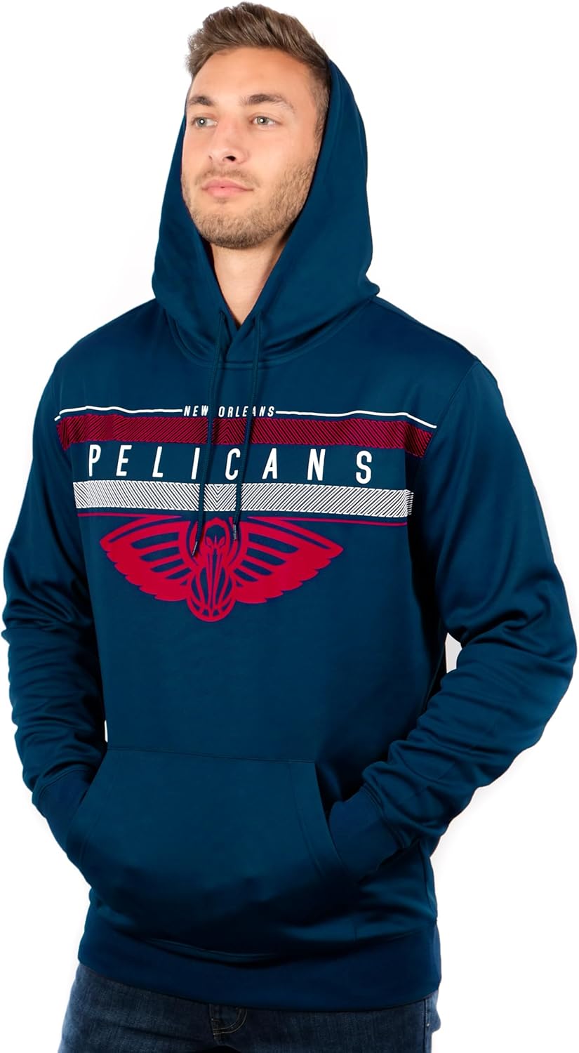 Ultra Game Men's NBA Official Super Soft Midtown Hoodie Sweatshirt - Image 3