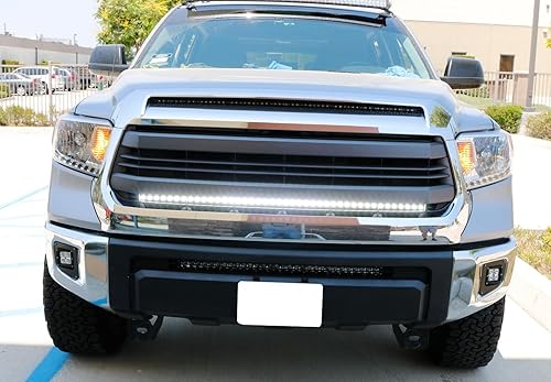 Miniatura 4 de Barra de luz Cree y LED de alta potencia, marca iJDMTOY, con soporte de montaje para defensas escondido e inferior, para Toyota Tundra