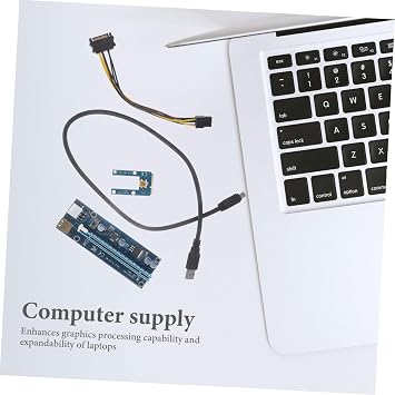 Mikikit Pcie Mining Graphics Card Adapter USB Cable for External Gpu Connection Compatible Laptop Pci Pci Efficient Performance Upgrade