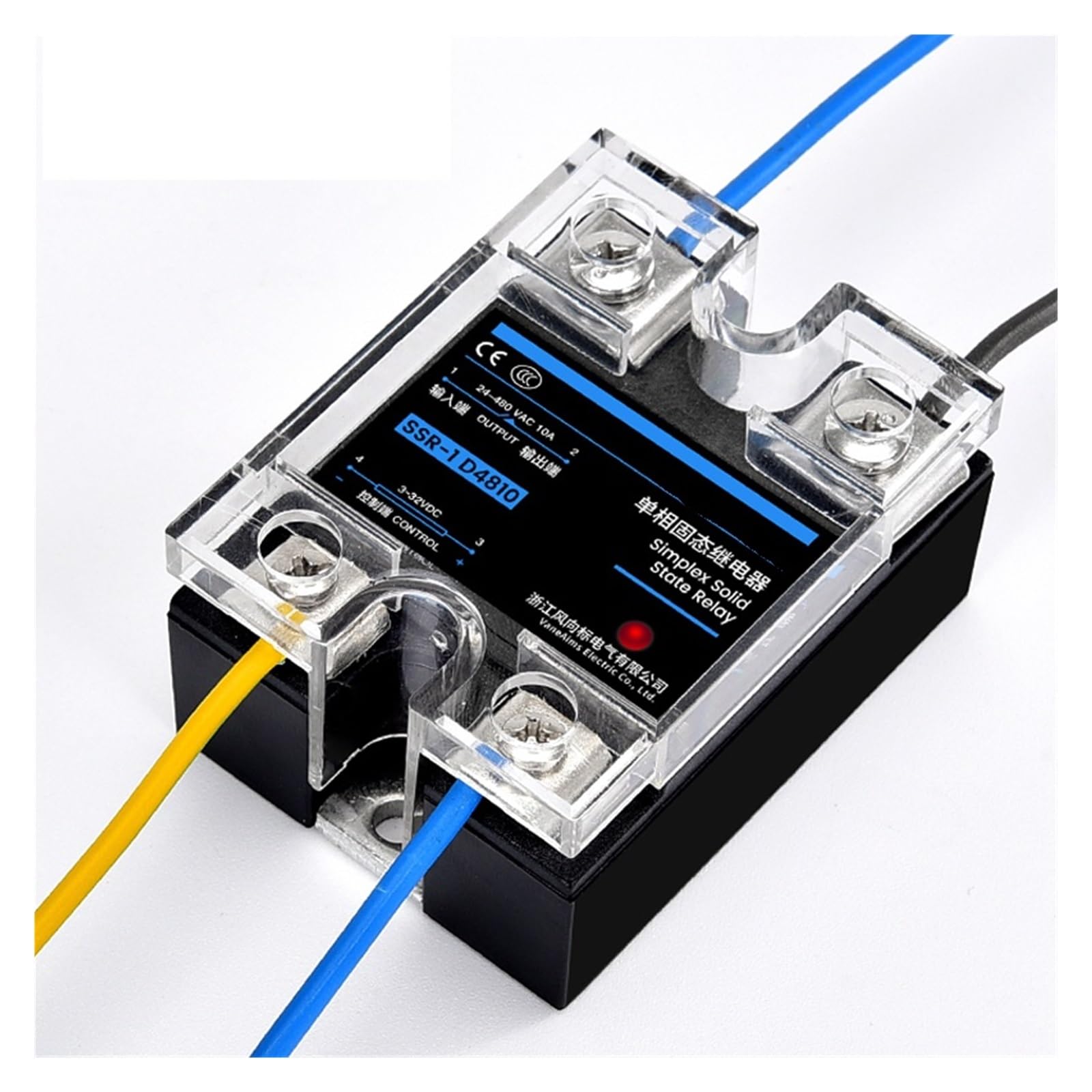 SSR-25DA SSR-40DA SSR-40AA Relè a stato solido monofase 10A 25A 40A 60A 80A 100A 120A DD DA Modulo AA for il controllo della temperatura(DC controlled DC,120A)