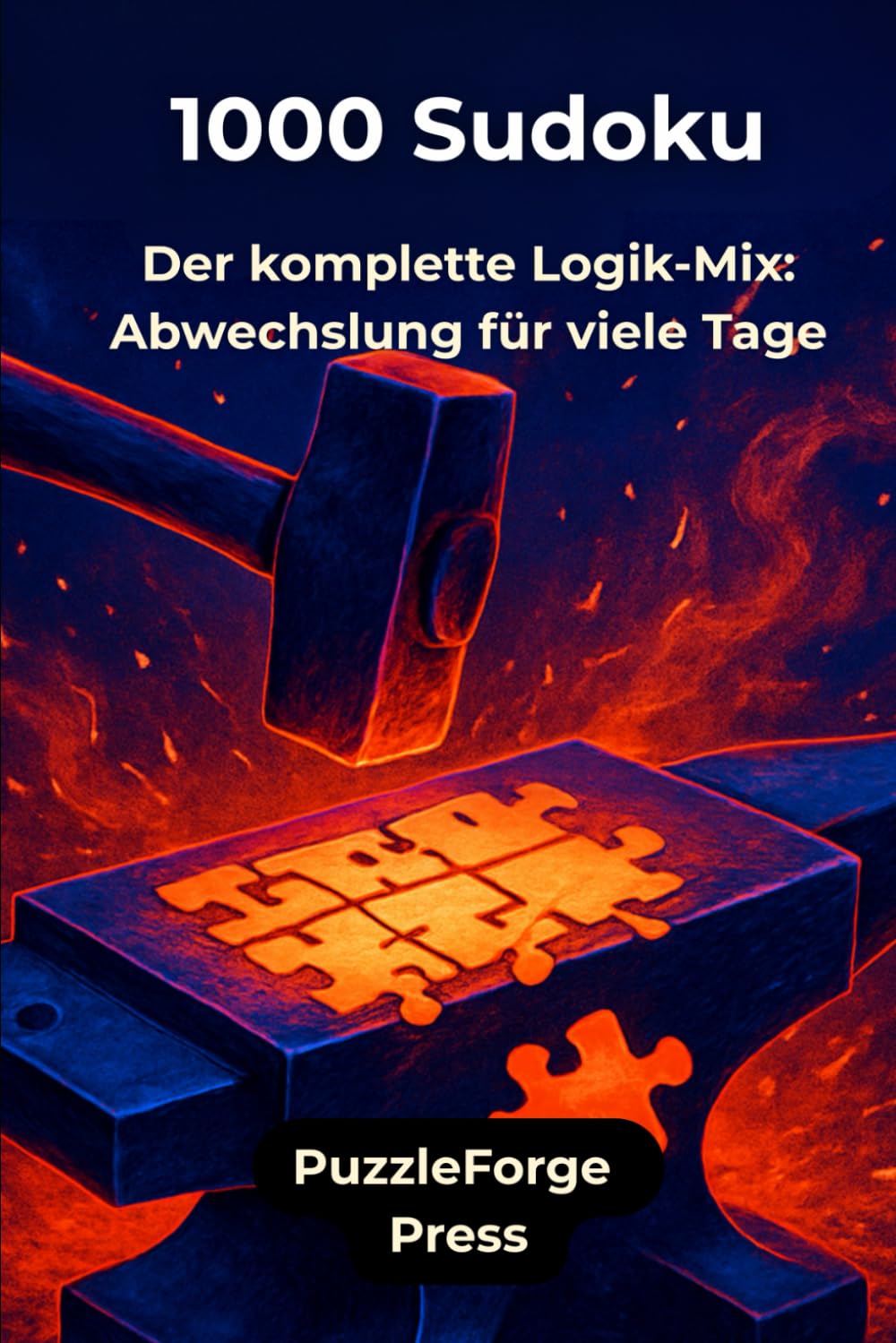 1000 Sudoku: Der komplette Logik-Mix: Abwechslung für viele Tage (PuzzleForge™ Sudoku Mix Schmiede-Reihe – Abwechslungsreiches Gehirntraining von leicht bis extrem)