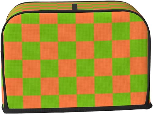 Miniatura 21 de Funda para máquina de pan de 2 rebanadas de color blanco y negro con bolsillos, cubierta para tostadora, protección de huellas dactilares, lavable a