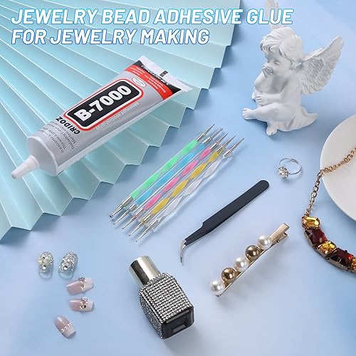 Miniatura 9 de Cridoz - Pegamento adhesivo negro T-7000 para teléfono, 3.7 fl oz, impermeable, pegamento de joyería de precisión, adhesivo de precisión