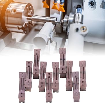 Carbide Grooving Inserts CNC Cut Off Blade with PVD Coating Stainless Steel Perfect Smooth Cuts Shock Durable Efficient Cutting for CNC Controlled Integrated Machine