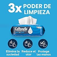 Vista 9 de Cottonelle Toallitas húmedas desechables Fresh Feel, toallitas húmedas para adultos, 8 paquetes con tapa abatible, 42 toallitas por paquete