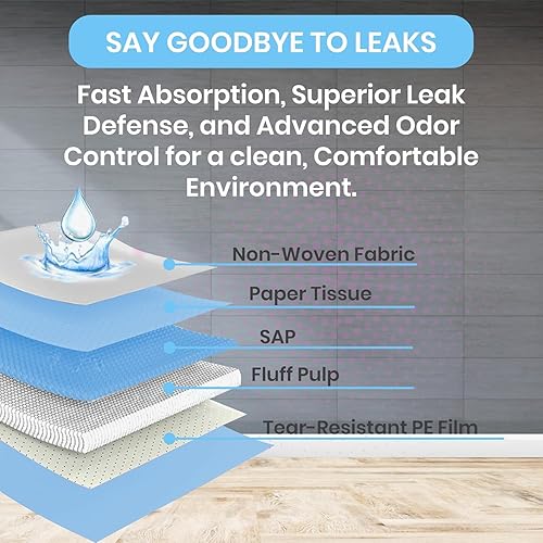 Miniatura 3 de FPN - Almohadillas de entrenamiento para cachorros y perros (300 almohadillas), almohadillas resistentes para perros, almohadillas de 5 capas para